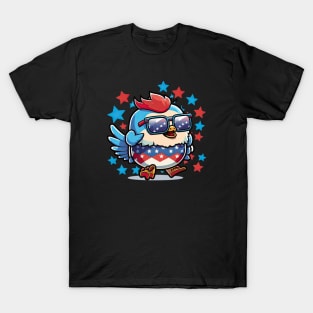 4th of July Chicken T-Shirt